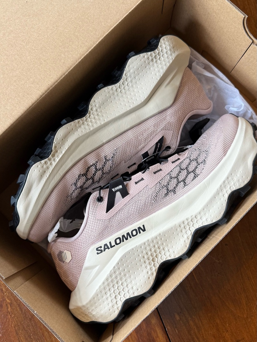 Salomon Ultra Glide 4 Trail Running Shoes Blush Pink Black